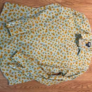 Lands End pattern dress shirt size 12